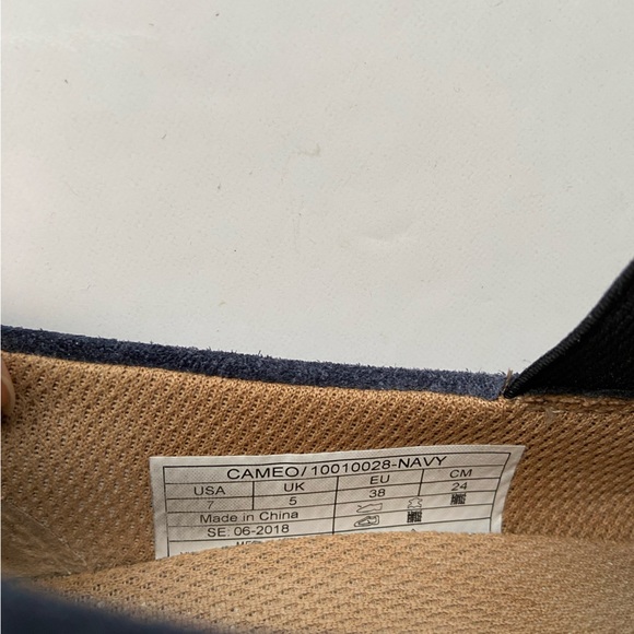 Vionic Blue Womens Leather Neoprene Cameo Loafer Sz 7 - Picture 8 of 8